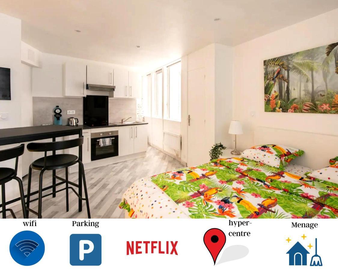 Plein Centre Ville ,Parking , Tout Equipe ,Confort Клермон-Ферран Экстерьер фото